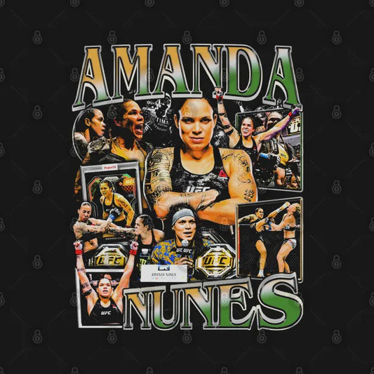 Amanda Nunes Vintage Bootleg Hoodie