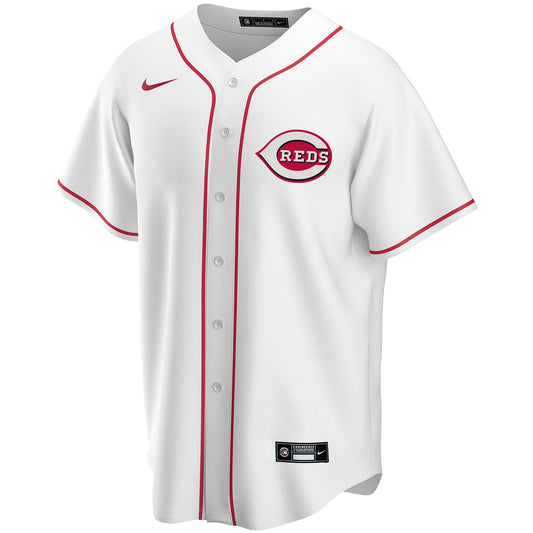 Cincinnati Reds Home Replica Custom Jersey - White