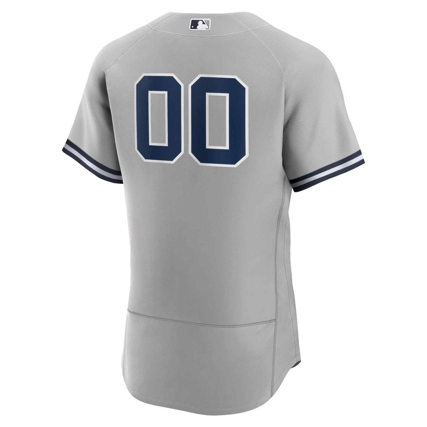 New York Yankees Road Authentic Custom Jersey - Gray