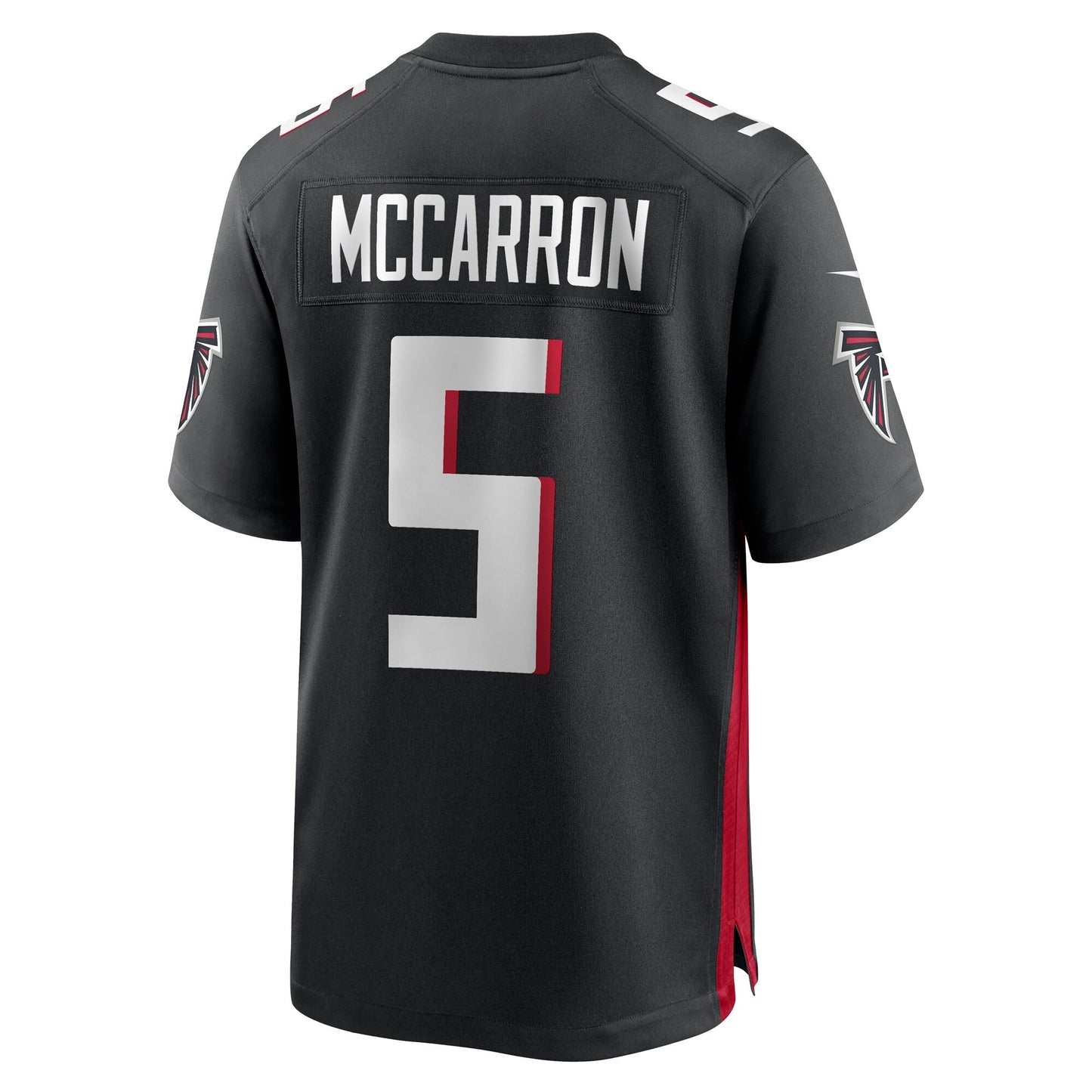 AJ McCarron Atlanta Falcons Game Player Jersey - Black