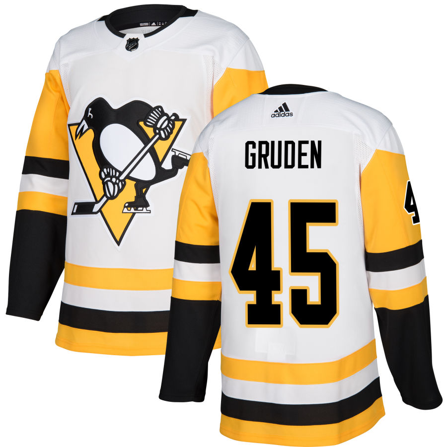 Jonathan Gruden Pittsburgh Penguins Authentic Jersey - White