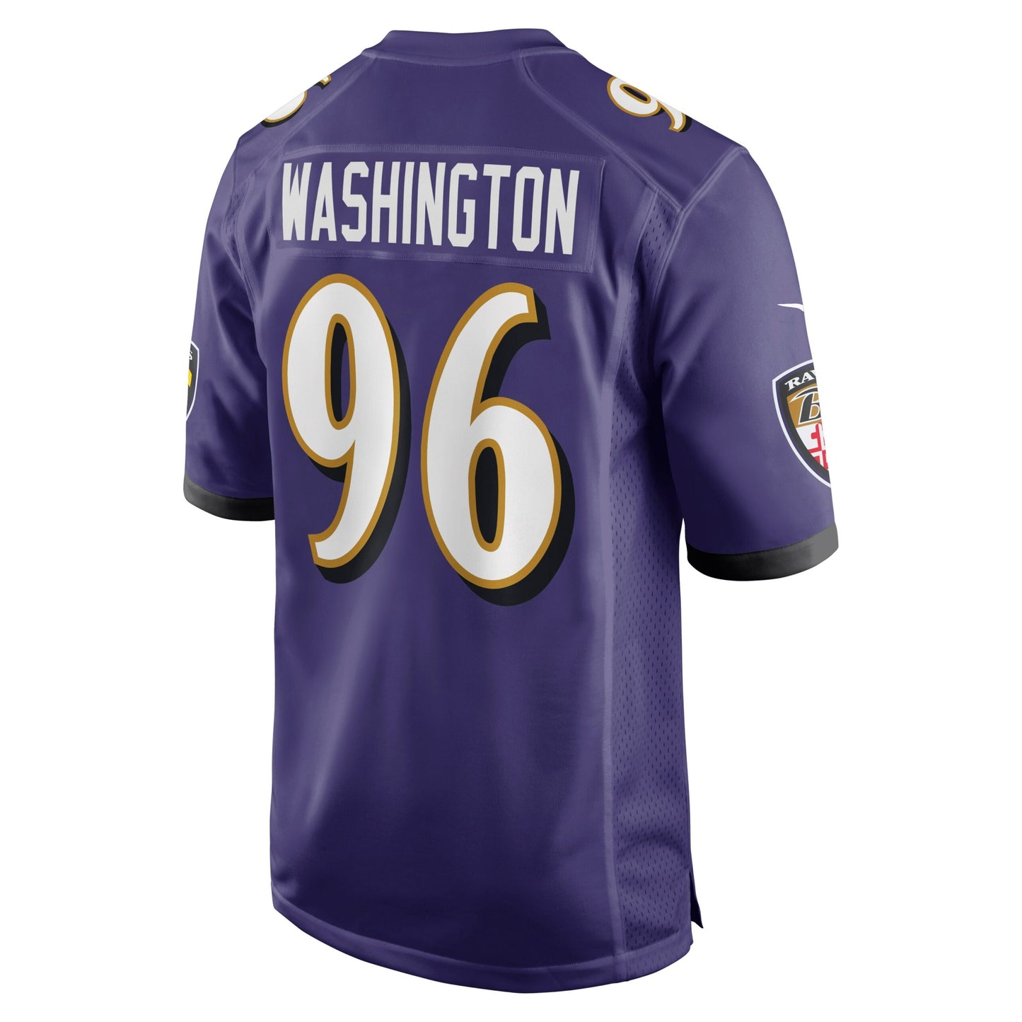 Broderick Washington Baltimore Ravens Game Player Jersey - Purple