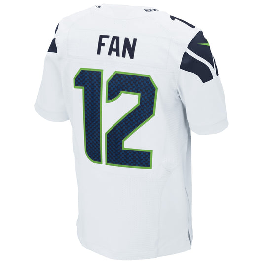12s Seattle Seahawks Elite Jersey - White