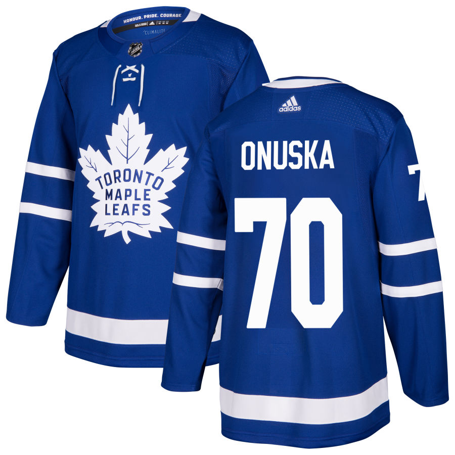 Matt Onuska Toronto Maple Leafs Authentic Jersey - Blue