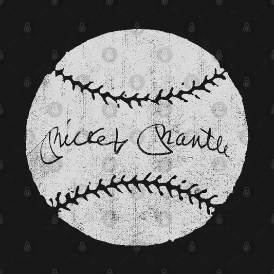 Mickey Mantle Signature T-Shirt