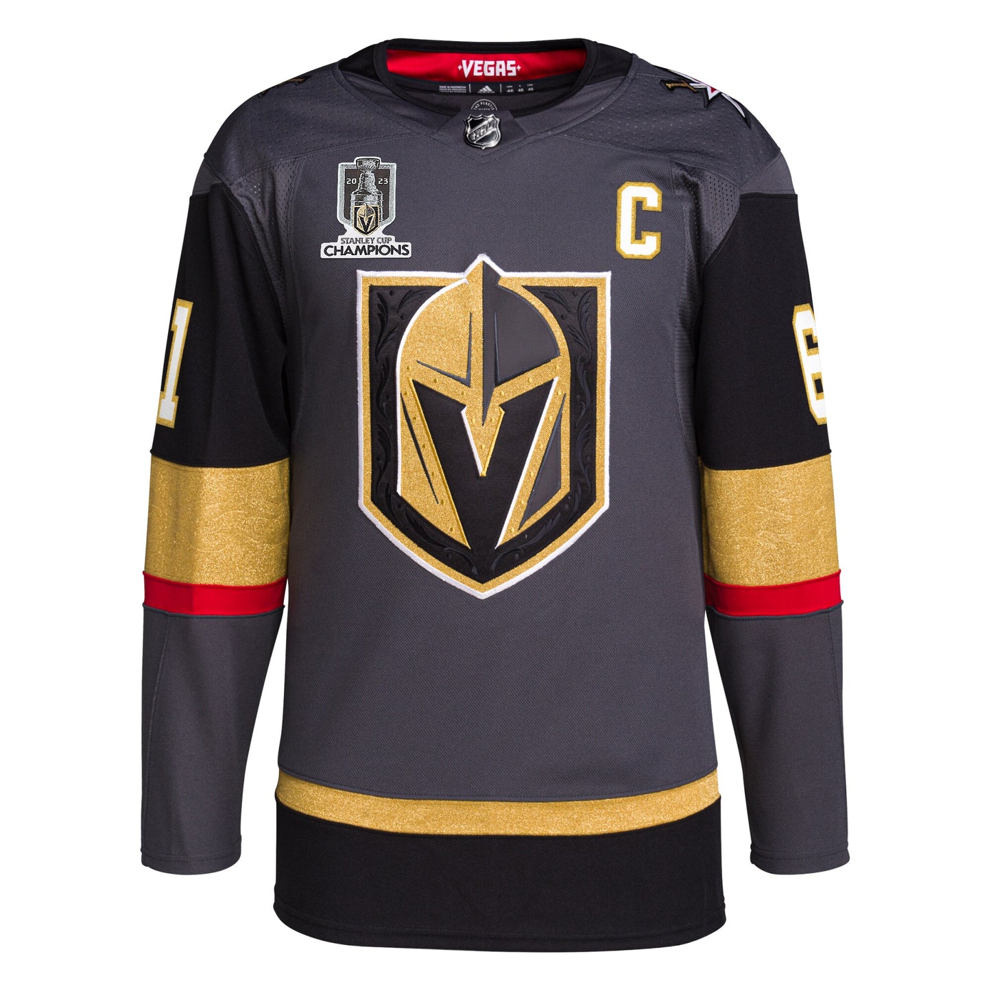 Mark Stone Vegas Golden Knights 2023 Stanley Cup Champions Authentic Alternate Player Jersey - Gray