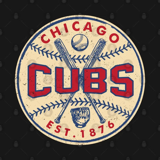 Vintage Cubs 1 By Buck Tee Hoodie