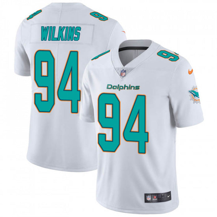 Men's Miami Dolphins Christian Wilkins Vapor Jersey - White