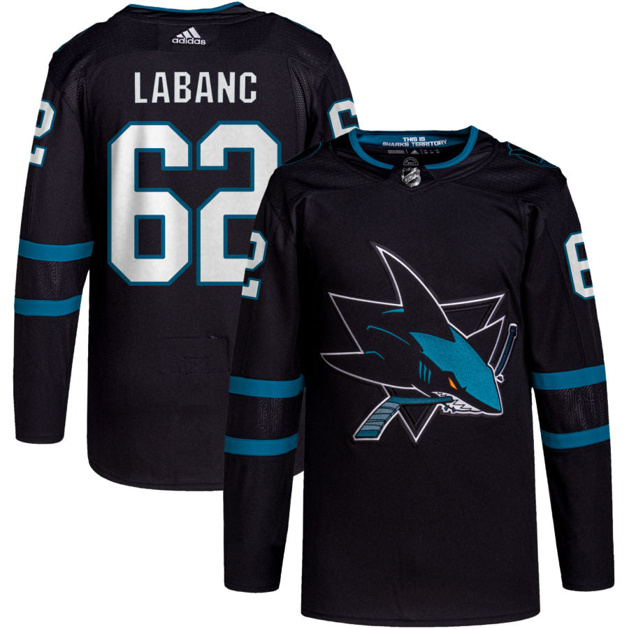 Kevin Labanc San Jose Sharks Alternate Primegreen Authentic Pro Jersey - Black