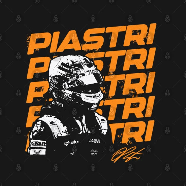 Oscar Piastri Name Reapeat Hoodie