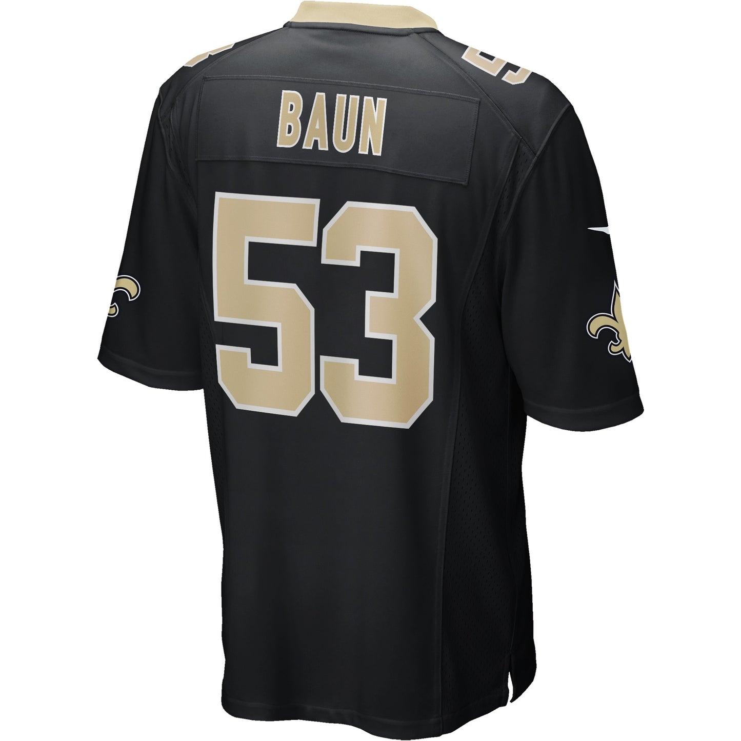 Zack Baun New Orleans Saints Game Player Jersey - Black