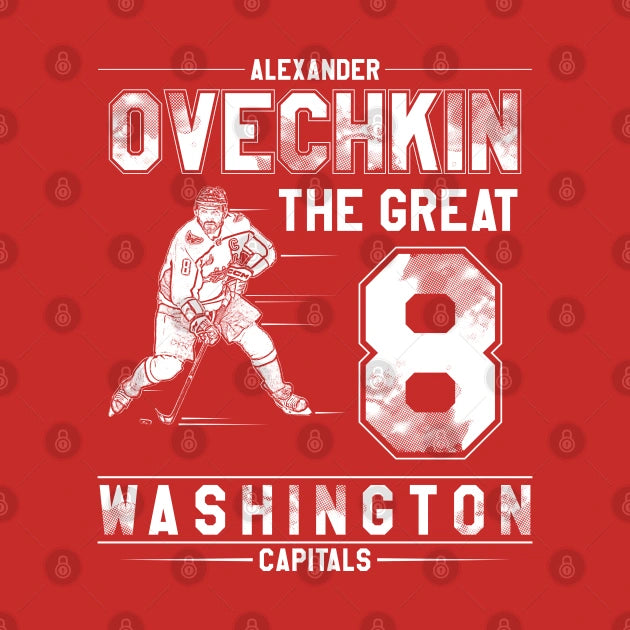 Alexander Ovechkin || Washington Capitals | White Hoodie