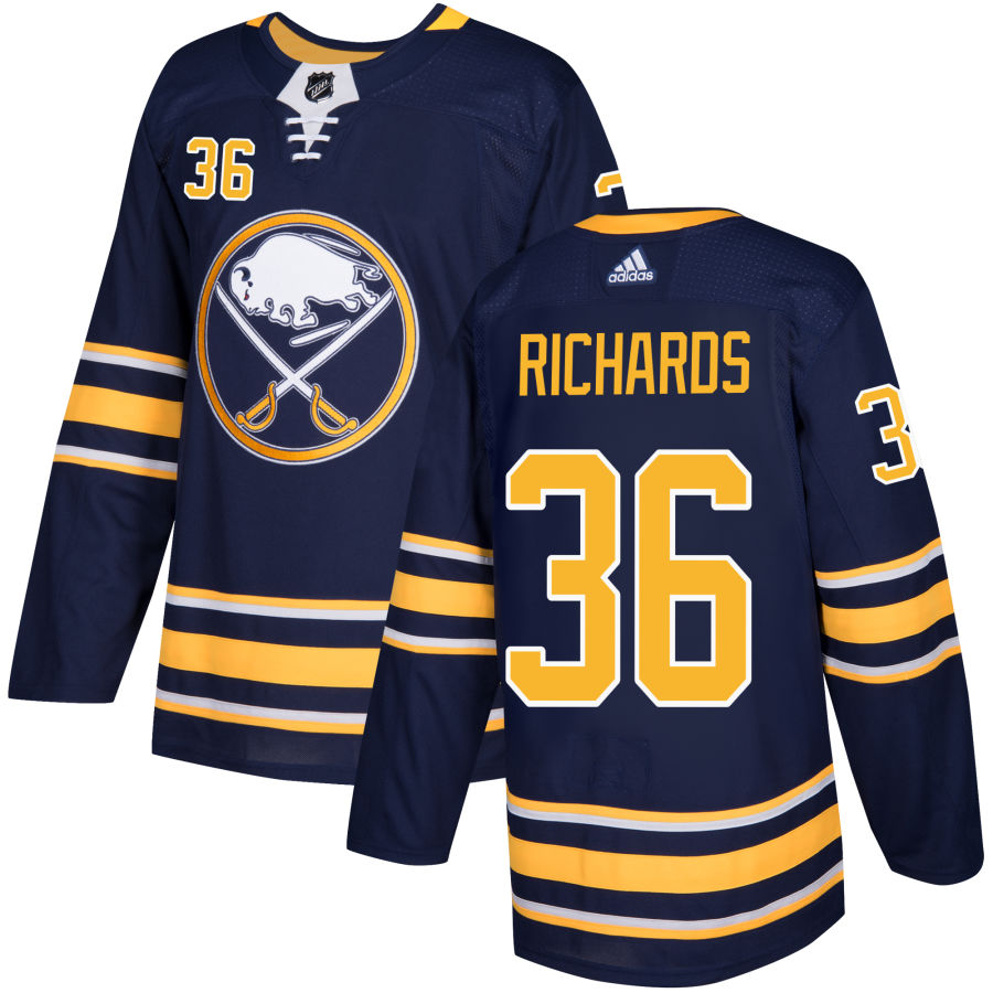 Justin Richards Buffalo Sabres Authentic Jersey - Navy