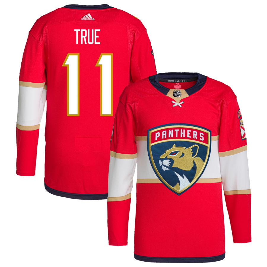 Alexander True Florida Panthers Home Primegreen Authentic Pro Jersey - Red