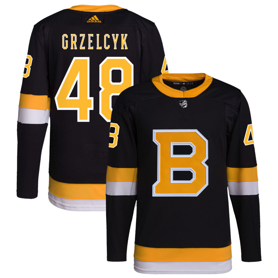 Matt Grzelcyk Boston Bruins Alternate Primegreen Authentic Pro Jersey - Black