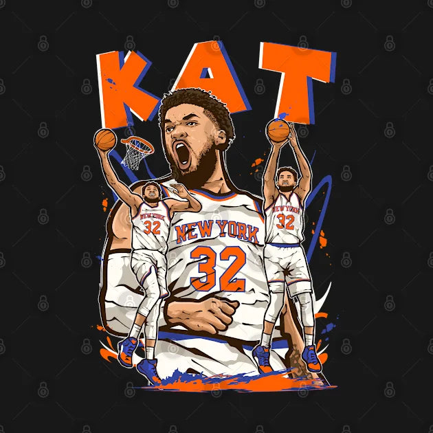 Karl-Anthony Towns Kat New York Cartoon Hoodie