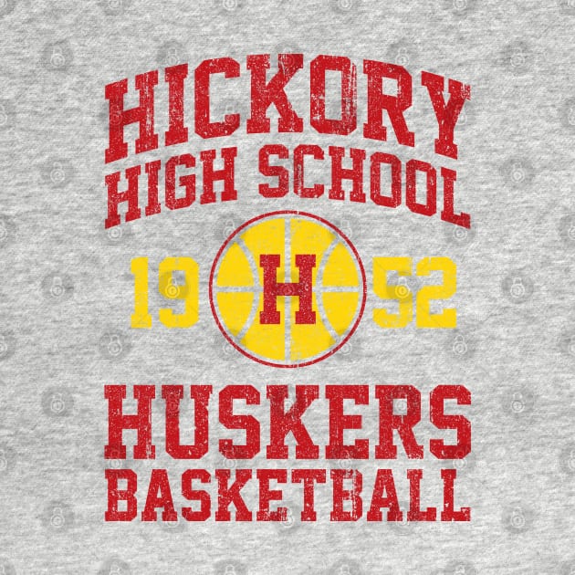 Hickory High School Huskers Basketball (Variant) T-Shirt
