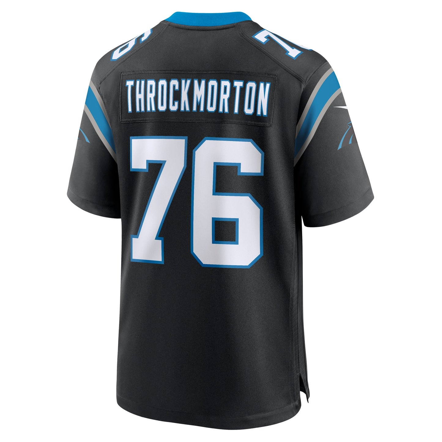 Calvin Throckmorton Carolina Panthers Team Game Jersey - ?Black