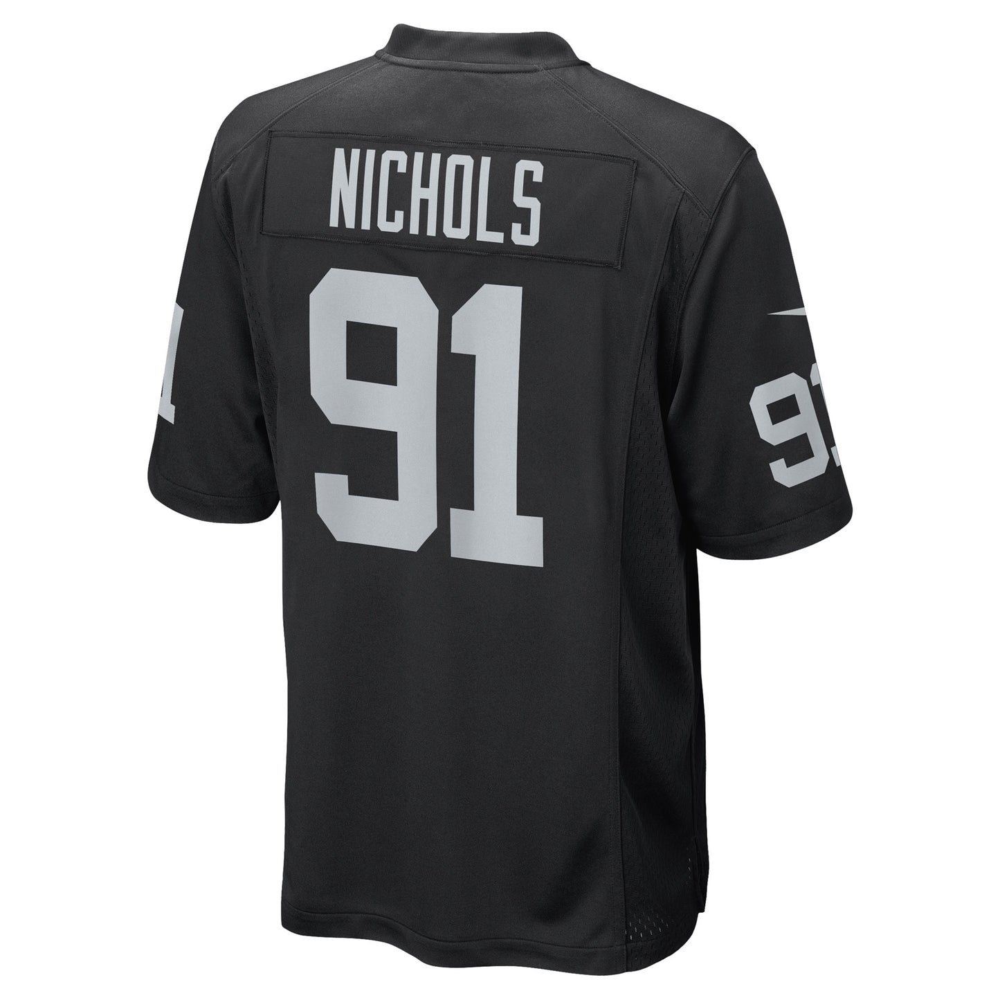 Bilal Nichols Las Vegas Raiders Game Player Jersey - Black