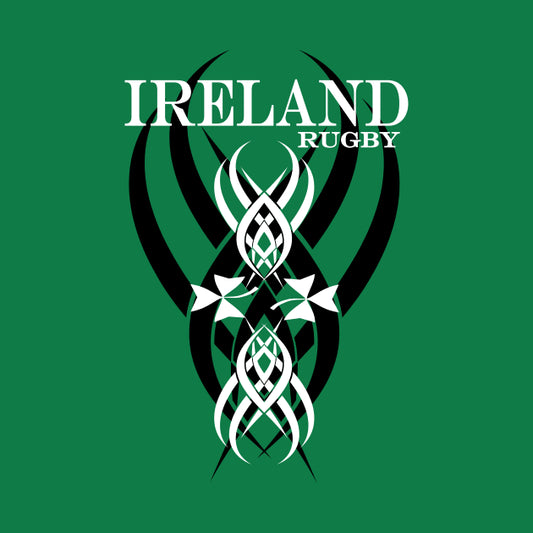 Ireland Rugby 6 Nations Championship Celtic Tattoo Logo T-Shirt
