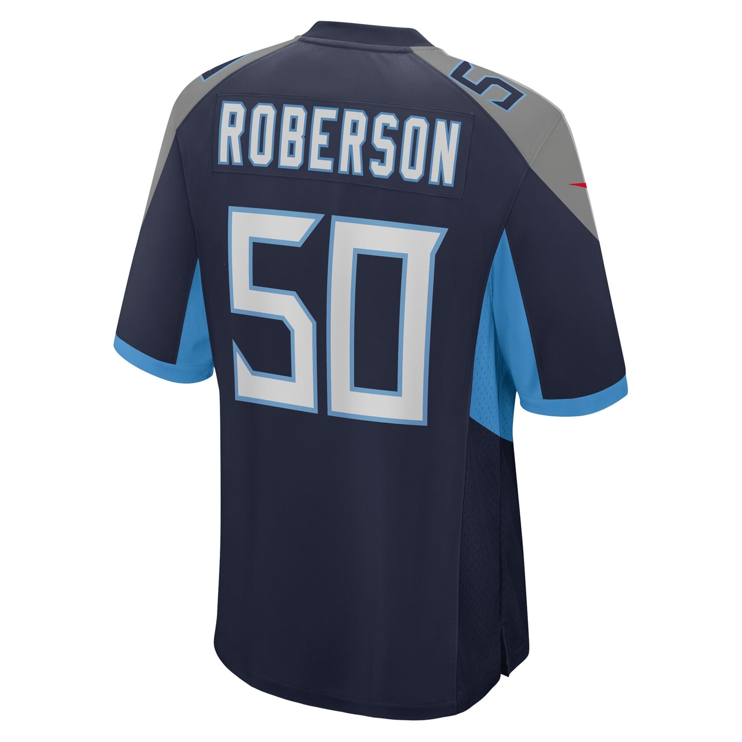 Derick Roberson Tennessee Titans Game Jersey - Navy