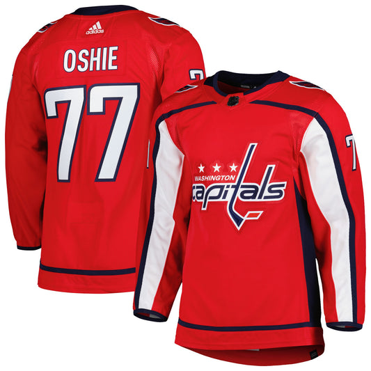 TJ Oshie Washington Capitals Home Primegreen Authentic Pro Player Jersey - Red