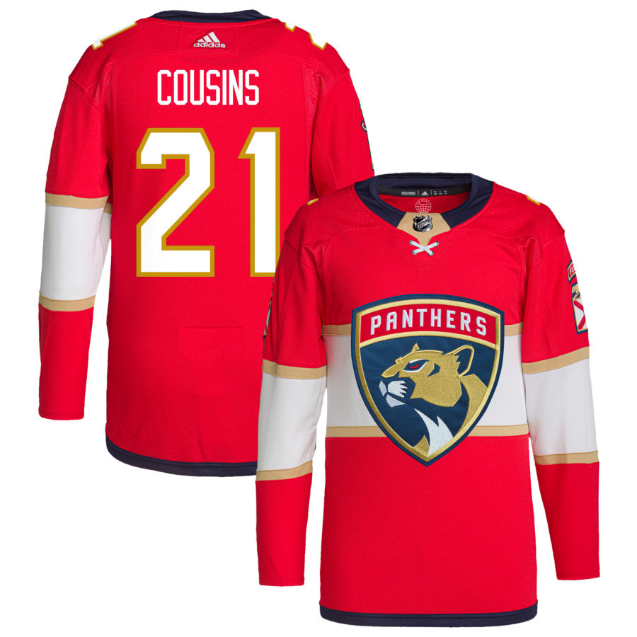 Nick Cousins Florida Panthers Home Primegreen Authentic Pro Jersey - Red