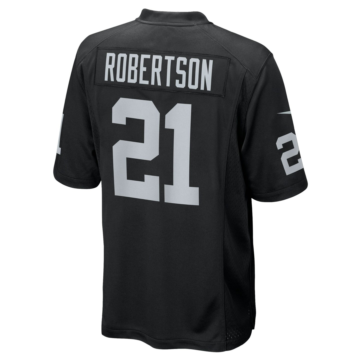 Amik Robertson Las Vegas Raiders Team Game Jersey - Black