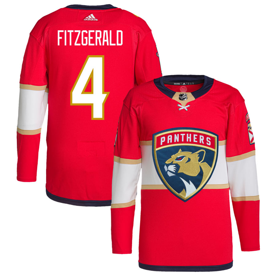 Casey Fitzgerald Florida Panthers Home Primegreen Authentic Pro Jersey - Red