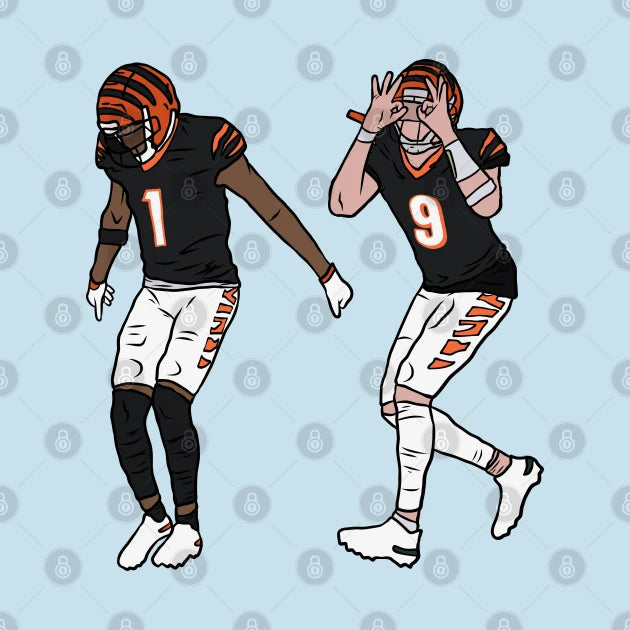 Ja'Marr Chase And Joe Burrow Griddy T-Shirt