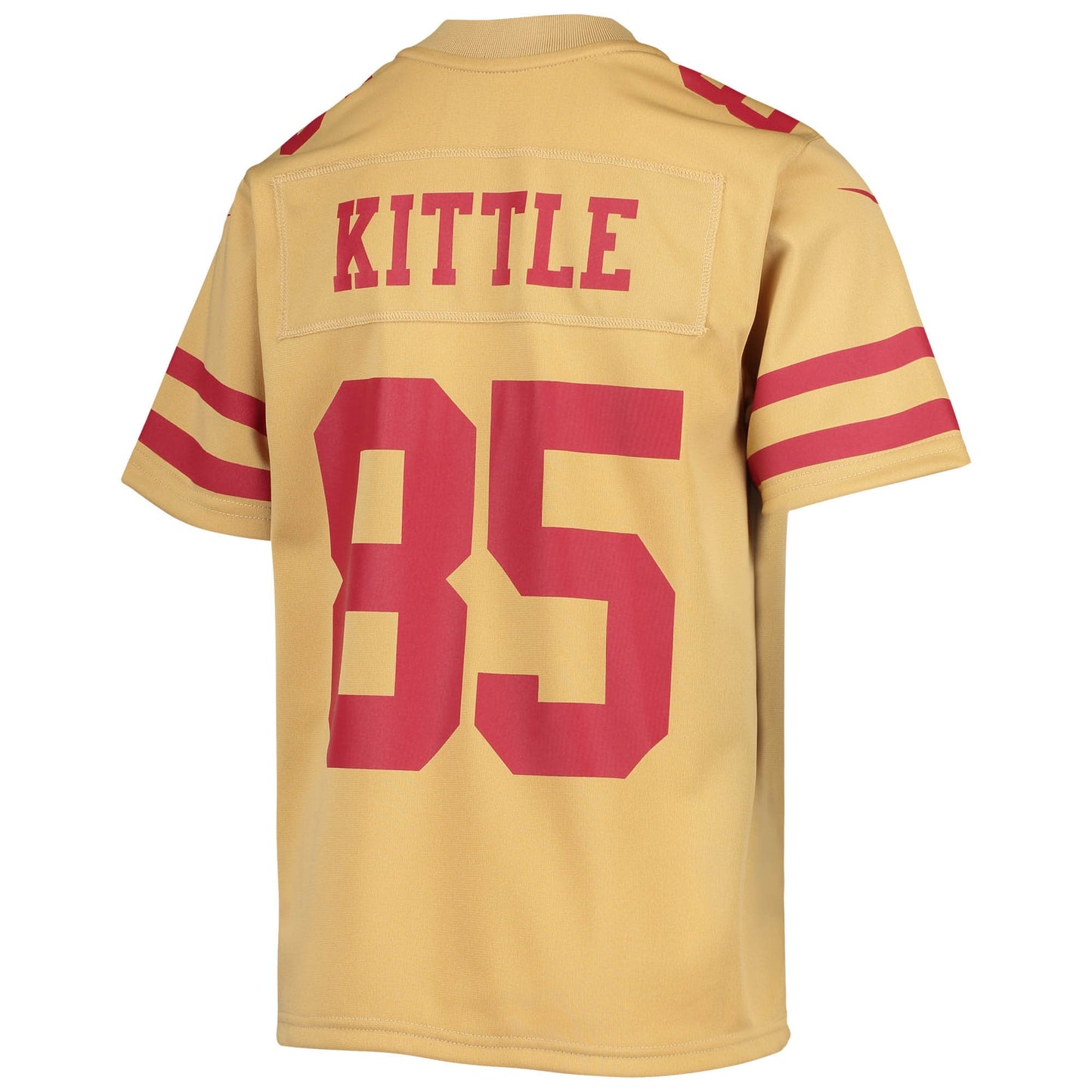 George Kittle San Francisco 49ers Youth Inverted Team Game Jersey - Gold