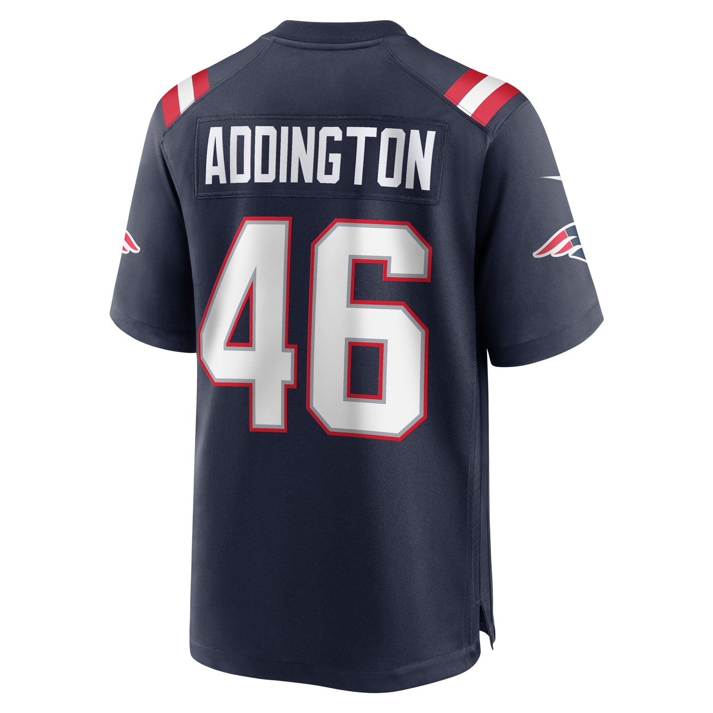 Tucker Addington New England Patriots Home Game Player Jersey - Navy