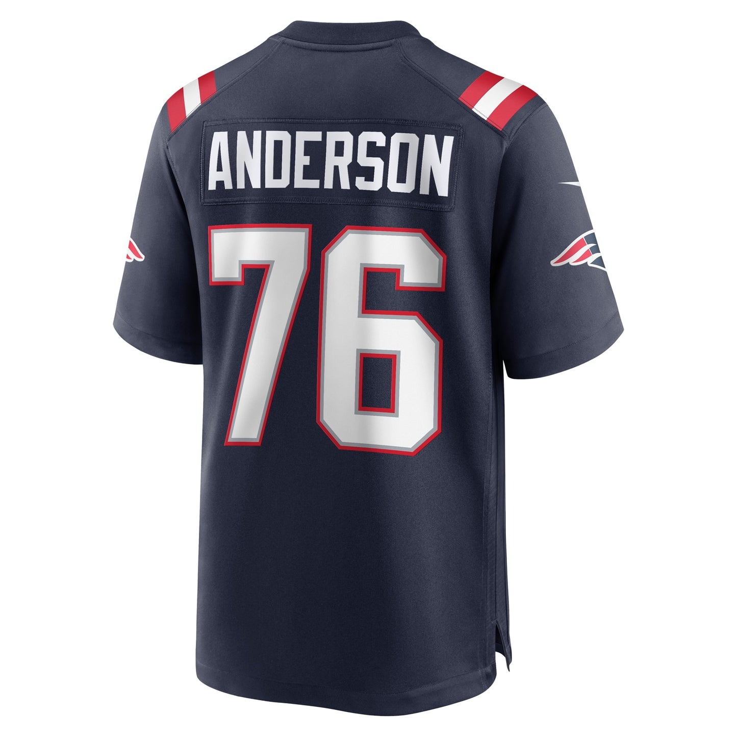 Calvin Anderson New England Patriots Game Jersey - Navy