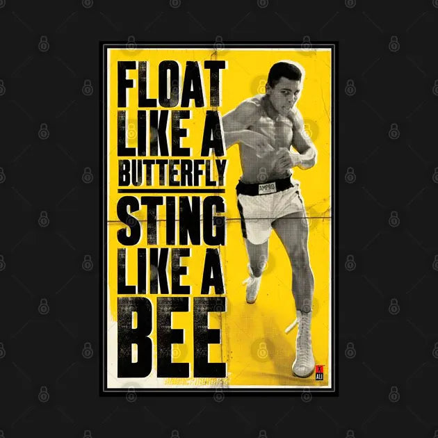 Float Like A Butterfly Sting Like A Bee Muhammad Ali Hoodie