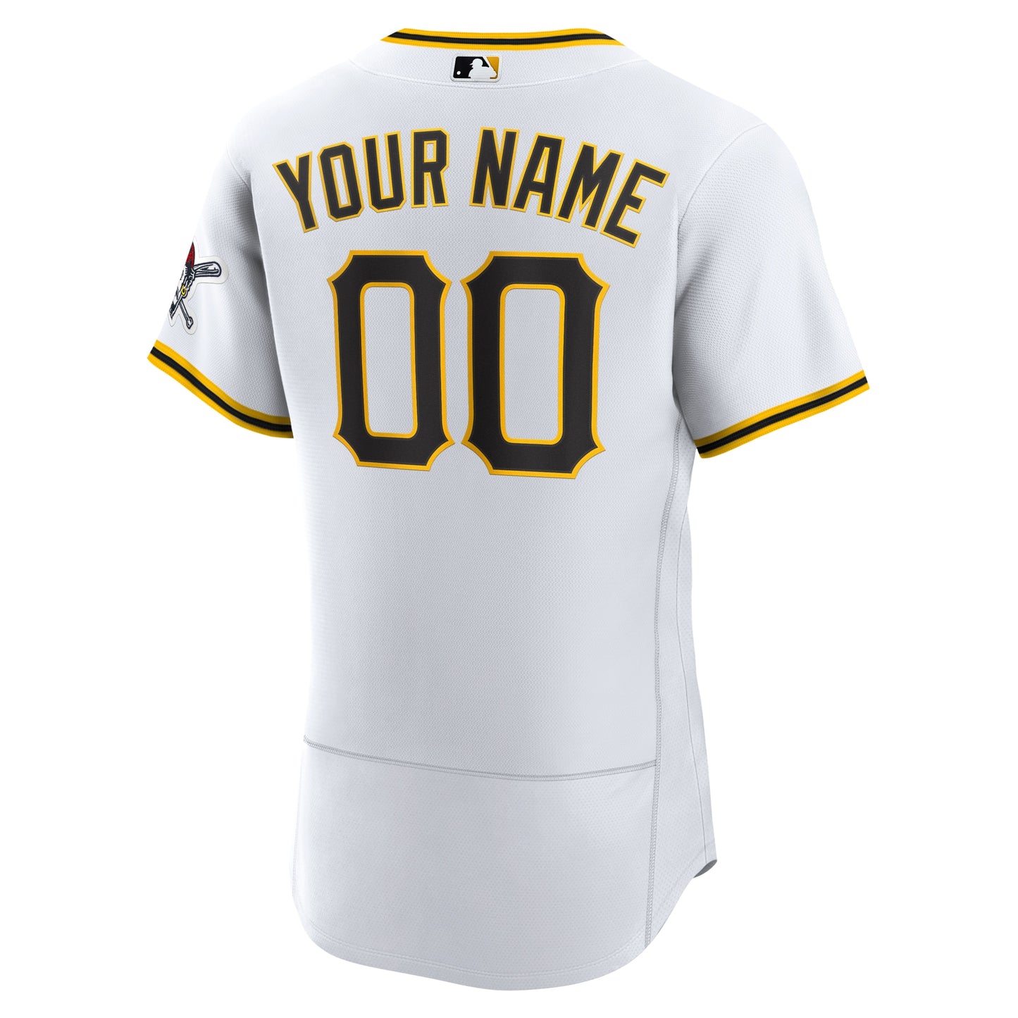Pittsburgh Pirates Home Authentic Custom Jersey - White