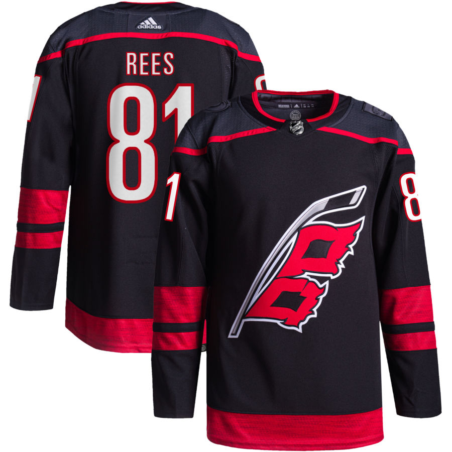 Jamieson Rees Carolina Hurricanes Alternate Primegreen Authentic Pro Jersey - Black
