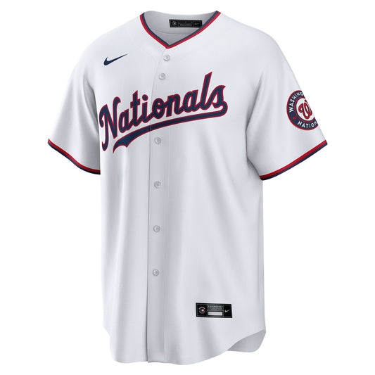 Washington Nationals Replica Custom Jersey - White