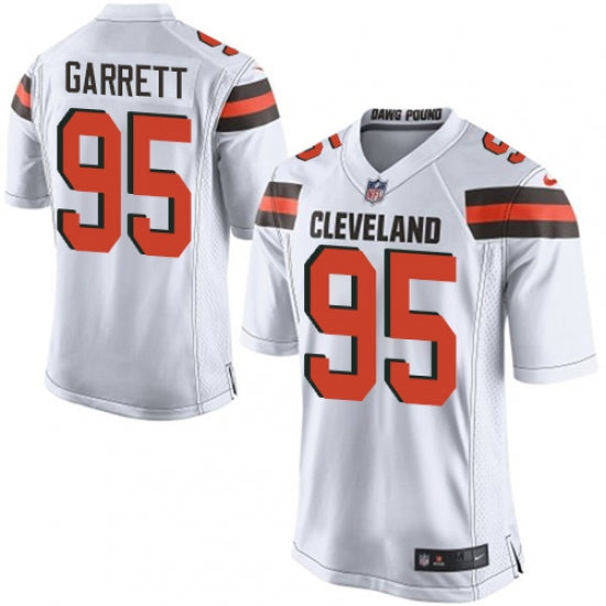 Men's Cleveland Browns Myles Garrett Game Jersey White