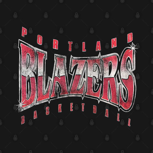 90S Portland Trail Blazers Vintage Hoodie
