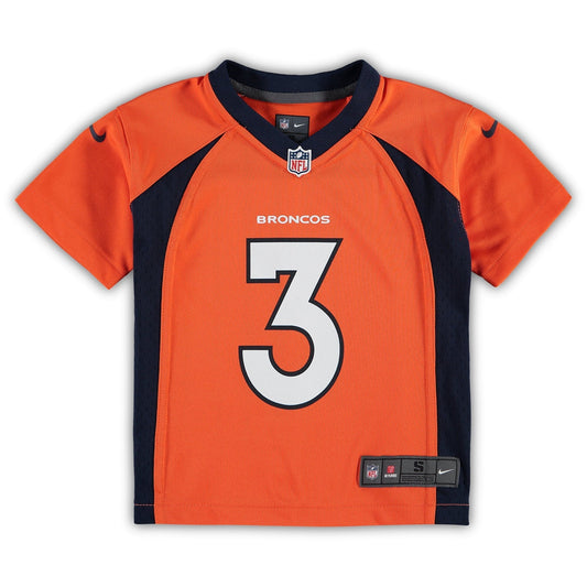 Preschool ?Russell Wilson ?Orange Denver Broncos Game Jersey