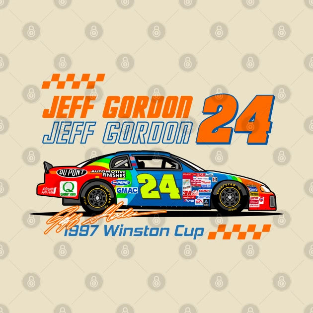 Jeff Gordon 24 Nascar Vintage T-Shirt