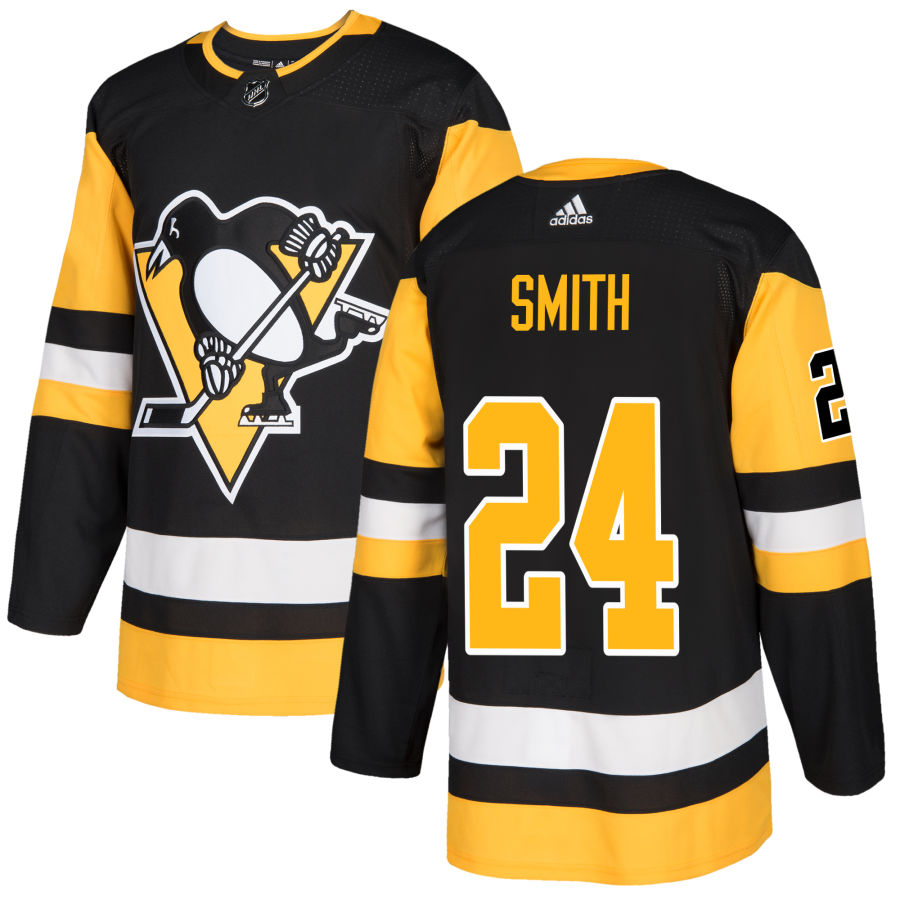 Ty Smith Pittsburgh Penguins Authentic Jersey - Black