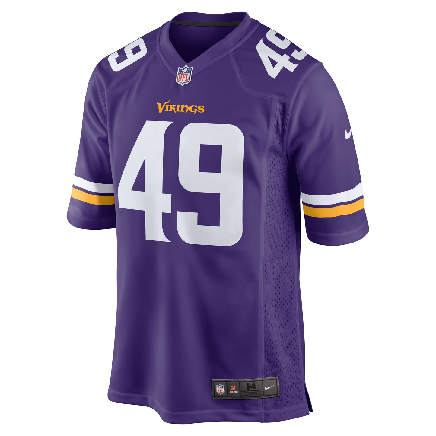 Tanner Vallejo Minnesota Vikings Team Game Jersey - Purple