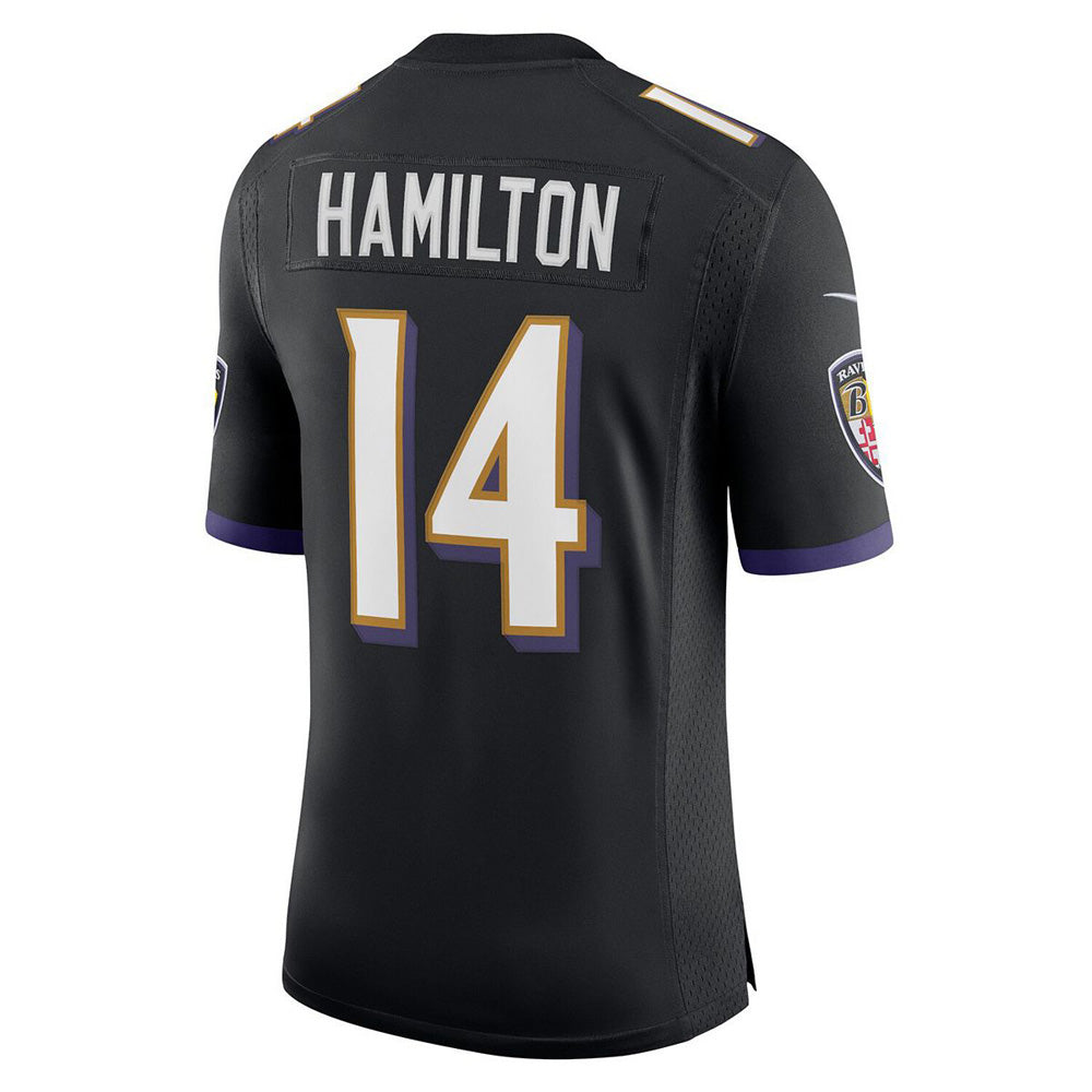 Men's Baltimore Ravens Kyle Hamilton Game Jersey - Black