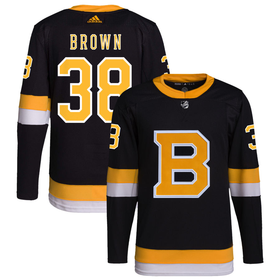 Patrick Brown Boston Bruins Alternate Primegreen Authentic Pro Jersey - Black