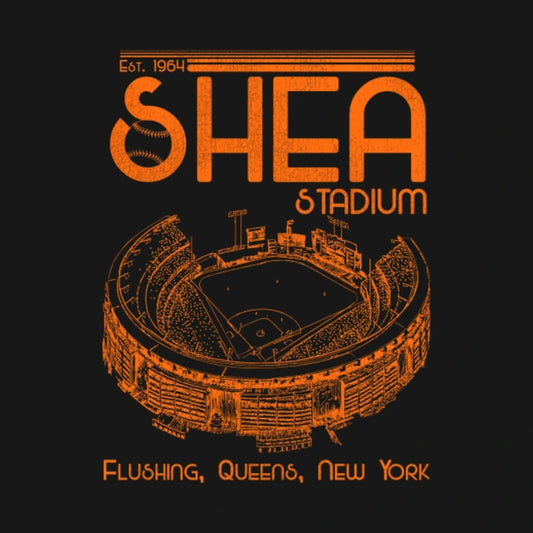 Defunct Shea Stadium New York Baseball T-Shirt