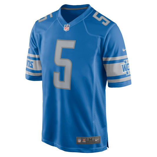 Matt Prater Detroit Lions Game Jersey - Blue