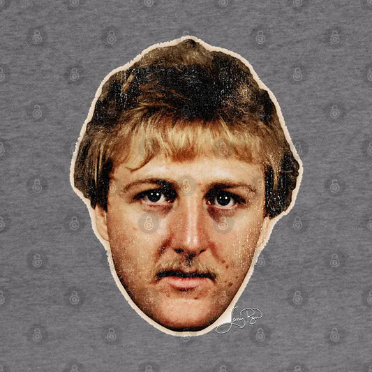 Larry Bird Big Face Hoodie