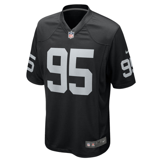 John Jenkins Las Vegas Raiders Game Jersey - Black