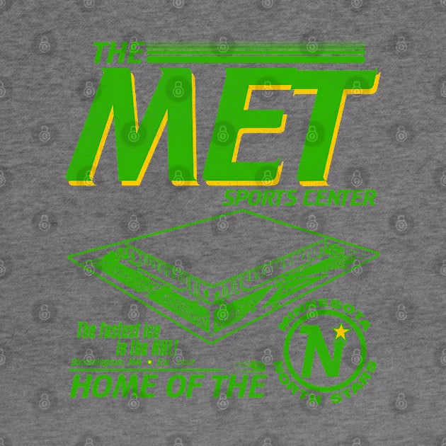 Defunct The Met Arena Minnesota North Stars Hockey Team Hoodie